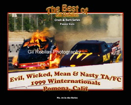 The Best of Gil Rebilas CRASH &amp; BURN FUNNY CAR SERIES 8x10 Photos No.16 ... - £10.21 GBP