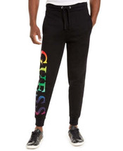 Guess Mens Arthur Ombre Rainbow Logo Joggers, Size XXL - £38.16 GBP