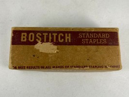 Opened Vintage Box of Bostitch Standard Staples - £3.66 GBP