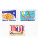 Stamps Indonesia 1977 Association Of Southeast Asian Nations Scott # 922... - £2.64 GBP