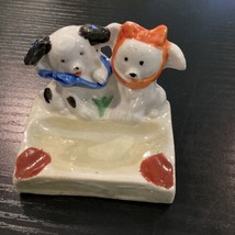 Japanese Dalmatian Puppies Ashtray Tobacciana Vintage - £7.78 GBP