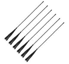 6 Pcs Black Nylon Whip Popper Replacement String for Stock &amp; Bull Whips - $18.89