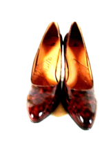 I Love Comfort Brown Animal Print Slip On Pumps Heels Shoes Women&#39;s 8.5 ... - £17.31 GBP