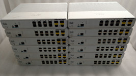 Lot of 12 Cisco Catalyst 2960-C Series WS-C2960C-8TC-L Switch - £331.60 GBP