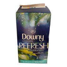 Downy Infusions REFRESH Birch Water &amp; Botanicals Dryer Sheets 160 Count New - $34.19