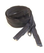 Zipper, 72&quot; Inch, YKK, Vislon, Black, #8, Separating, Double Metal Tab S... - $322.45 MXN