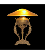 Unique Art Deco Art Nouveau Table Lamp &quot;BRASS IDOL&quot; One Of A Kind Table ... - €752,39 EUR