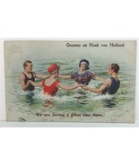 Postcard Groeten uit Hoek van Holland 1926 J. Salmon Sevenoaks England - £11.46 GBP