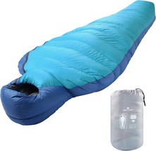 XL -Backpacking Sleeping Bag, 32℉/0℃ Ultralight 800 Fill Power Down Slee... - $79.19