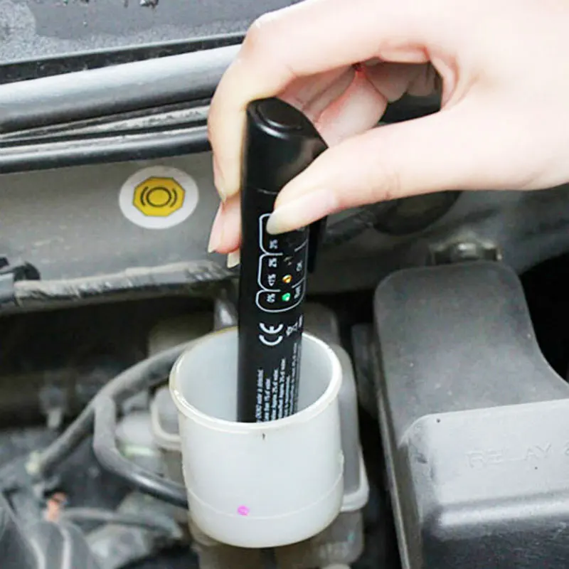 Universal Brake Fluid Tester Accurate Oil Quality Check Pen LED indicator disp - £10.72 GBP