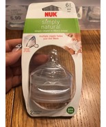 NUK Simply Natural Fast Flow Nipple, 2 Count BPA Free 6+m Fast Newell Br... - $217.93 MXN