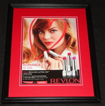 Emma Stone 2015 Revlon Ultra Lipstick 11x14 Framed ORIGINAL Advertisement - $34.64
