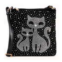 Kitty Cat Sparkling Crossbody Sling - $57.30