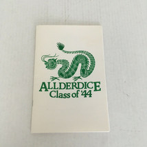 Taylor Allderdice high school fiftieth reunion class of 1944 booklet  - $19.75