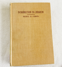 Introduction to Judaism 1958 HC by Beryl David Cohon - £32.33 GBP
