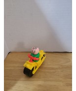 Fisher Price Little People Yellow Motorcycle Dad Man Figure Vintage 1980s  - $20.58 CAD