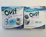 Oust Air Cleaner Refill 3m Filters Removes Dust Pollen Smoke Lot of 2 Se... - $11.60