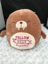 Squishmallow Inspiration Messages 10”Bindy Walrus “Follow Your Dreams” NO TAGS - £11.77 GBP