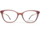Lenton &amp; Rusby Eyeglasses Frames LR500 610 BERRY Clear Pink Gold 51-17-135 - $37.20