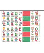 1984 Christmas Seals American Lung Assoc Sheet of 42 MNH Cinderella Stamps - £3.98 GBP