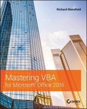 Mastering VBA for Microsoft Office 2016 by Richard Mansfield - Very Good - £16.27 GBP