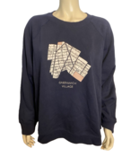 J.Crew Navy Crew Neck Long Sleeve Navy Sweatshirt Greenwich Village Size 3X - $49.49 CAD