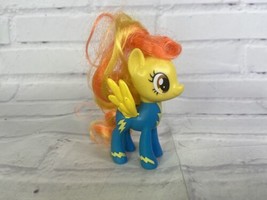 My Little Pony MLP Spitfire Wonderbolt Brushable Hair Figure Toy 3in - £9.80 GBP