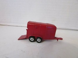 Vtg Corgi Juniors Die Cast Rice Horsebox Red Made In Gr. Britain 2.5"L H2 - £6.22 GBP