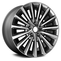 Wheel For 2017-2018 Kia Cadenza 18x7.5 Alloy 15 I Spoke Medium Charcoal Machined - £292.88 GBP