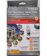 Ultimate Outdoor Adhesive Sticky Clips Max Pro Anywhere Simple Living So... - £6.29 GBP