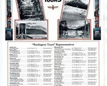 Burlington Great Northern Alaska Pacific Northwest Ranier Park Brochure ... - £42.76 GBP