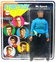 Vintage 1974 Mego Star Trek Mr. Spock Vulcan Alien Nimoy Mint on UNP Card MOC - £200.45 GBP