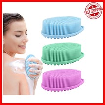 Gentle Silicone Body Scrubber - Deep Cleaning &amp; Exfoliating for All Skin... - $448.06 MXN