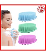 Gentle Silicone Body Scrubber - Deep Cleaning &amp; Exfoliating for All Skin... - $448.06 MXN
