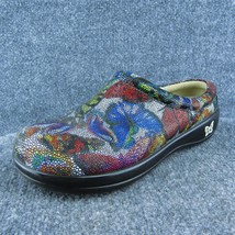 Alegria Kay Women Clog Shoes Multicolor Leather Slip On Size 41 Medium - £35.30 GBP