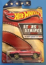 Hot Wheels Stars &amp; Stripes Series 70&#39; Chevy Camaro RS 07/10 1:64 Scale  - £6.13 GBP
