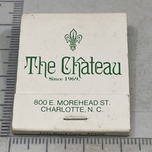 Vintage Matchbook  The Chateau Restaurant Since 1969 Charlotte, NC gmg  Unstruck - £9.30 GBP