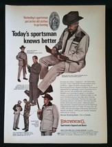 1970 Browning Sportsman's Apparel and Boots Full Page Ad - £5.22 GBP