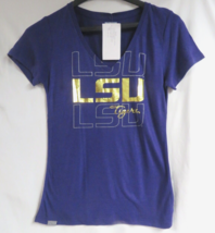 LSU Tigers Women&#39;s V-Neck T-Shirt Jansport Size Medium - NEW - £9.88 GBP