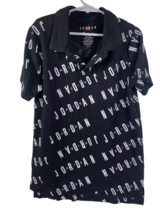 Air Jordan Polo Shirt Boys Youth Kids Size Medium 10-12 Yrs All Over Print - $35.69