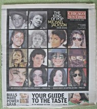Chicago Sun-Times: &quot;The King of Pop: Michael Jackson 1958-2009&quot; June 26, 2009 - £11.10 GBP