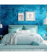 Fit’n Furnish 31&quot; × 591&quot; Blue Concrete Peel and Stick Wallpaper - Self-A... - $98.99