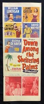 Down Among The Sheltering Palms  Insert Movie Poster 1952 Mitzi Gaynor - £66.09 GBP