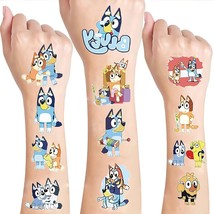 9 Sheets Temporary Tattoos Stickers Cartoon Birthday Themed Party Supplies Decor - £18.46 GBP