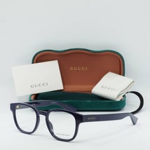 GUCCI GG1343O 003 Blue 49mm Eyeglasses New Authentic - £124.16 GBP