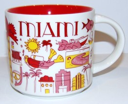 Wonderful 2021 Starbucks Been There Series Miami Collectible 14 Oz Coffee Mug - £13.91 GBP