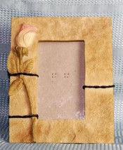 A Rose  Picture Frame, 3.5x5 Photo, Hand-painted Resin.  - £8.20 GBP