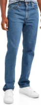 George Mens Straight Leg Jeans Mid Wash Regular Fit Denim 34x32 Fast Ship - €4,18 EUR