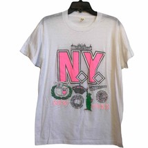 Vintage screen stars NY University New York tee Tshirt women’s xl single stitch - £48.63 GBP