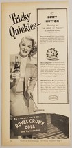 1947 Print Ad RC Royal Crown Cola Soda Pop Actress Betty Hutton - £10.39 GBP